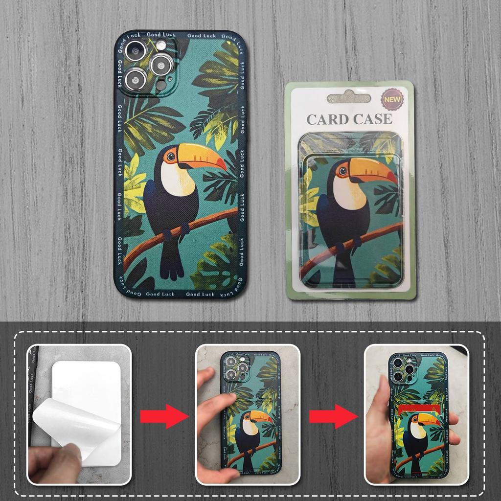 Protective Cartoon Phone Case For Samsung Galaxy M34 5G/F34/SM-M346B Card Bag Fashion Design Anti-dust Full Wrap TPU