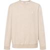 Polo Ralph Lauren Solid Color Logo Embroidered Crew Neck Pullover Long Sleeve Sweatshirt Men Sweatshirt Beige 710881519-010