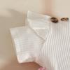 2026 Grenzüberschreitendes Niedliches Sommer-Kleinkindkleid-Set: Kleid mit Puffärmeln im Hahnentrittmuster, Socken und Kopfbedeckung