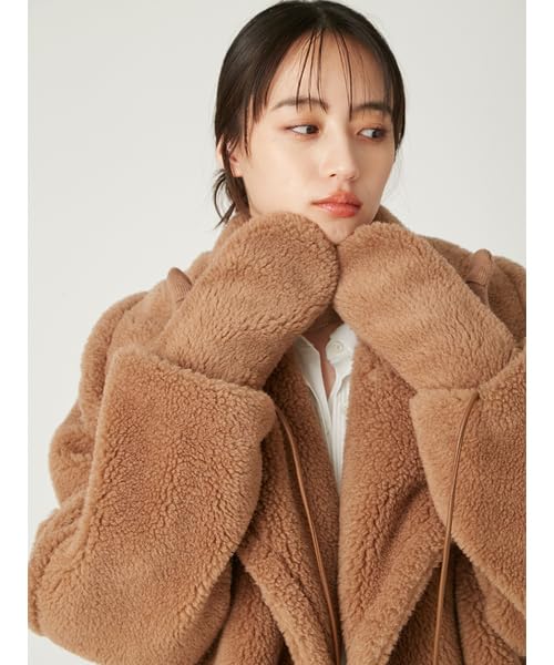 FRAY I.D. Women's Boa Mittens FWGG254338 CML F