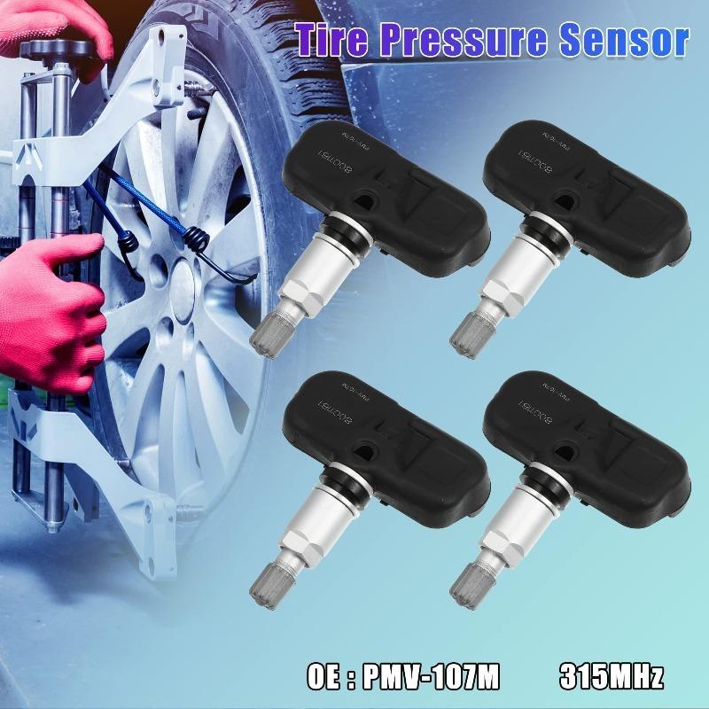 1/4Pcs TPMS Tire Pressure Sensor PMV-107M 315 MHz For Honda Accord 2008-2012 Honda CR-V 2007-2011 Honda FiT 2008 42753-S2A-305