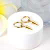 Wedding Bridal Shiny AAA CZ Drop Earrings Geometric Star Heart Clearly Zirconia Dangle Pendients Surgical Steel Huggies Clips