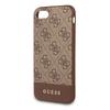 Guess Guhci8G4Glbr Iphone 7/8/Se 2020/ Se 2022 Brązowy/Brown Hard Case 4G Stripe Collection