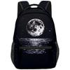 Harajuku Kpop Youthful School Bags Unisex Space Astronaut Travel Bags 3D Print Oxford Waterproof Notebook Shoulder Backpacks