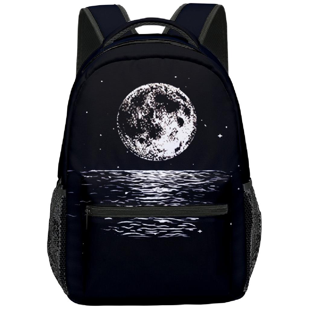 Harajuku Kpop Youthful School Bags Unisex Space Astronaut Travel Bags 3D Print Oxford Waterproof Notebook Shoulder Backpacks
