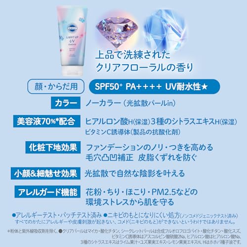 Suncut KOSE Light Up UV Essence Sunscreen with Bonus