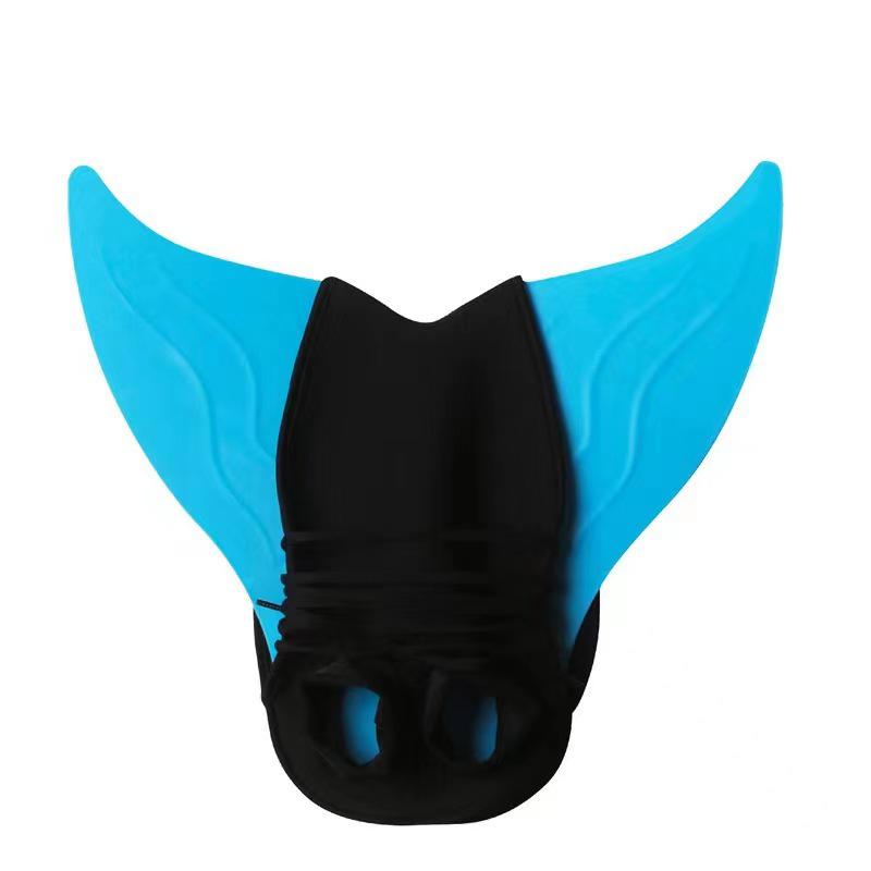 Mermaid One-Piece Monofin Whale Tail Flippers for Swimming and Diving