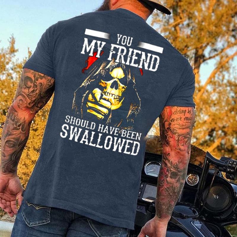 Summer Plus Size Short Sleeved T Shirts 3D Skull Print Men's Casual Fashion T-shirt Men's