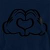 Mickey mouse Childrens/Kids Love Hands Hoodie