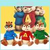Knuffelige Alvin And The Chipmunks Pluche Zacht Knuffeldier Poppen Speelgoed Cadeau