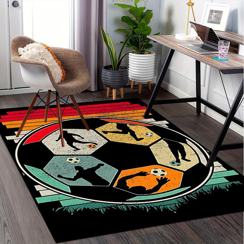 Soccer Chair Mat Office Carpet: Oversized Rug for Home Decor, Sofa Carpet, Desk Mat Perfect Gift for Office and Living Room
