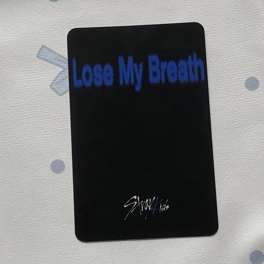 [USED] Stray Kids Lose My Breath Trading Card Bang Chan
