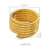 Alloy Multilayer Bracelet Gold Color Punk Charm Bangle Silver Color Layered Stackable Wrist Bracelet Jewelry Accessories