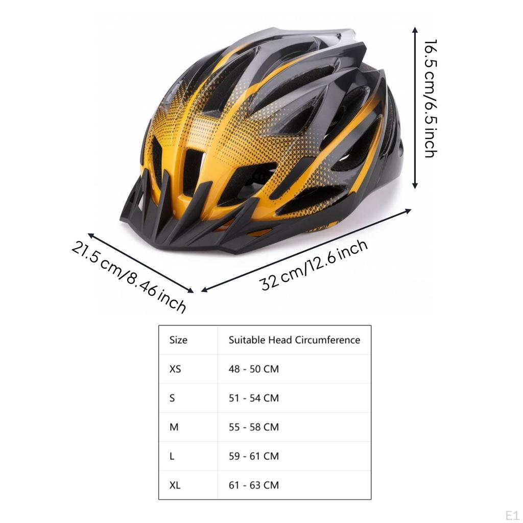 Helmet with Adjustable Dial Aerodynamic Adult Bike Ventilated for Cyclists, Commuters,
