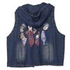 Vest for Women Cotton Autumn Spring Sleeveless Tops Demin Vest Versatile Oversize Casual V-neck Vest