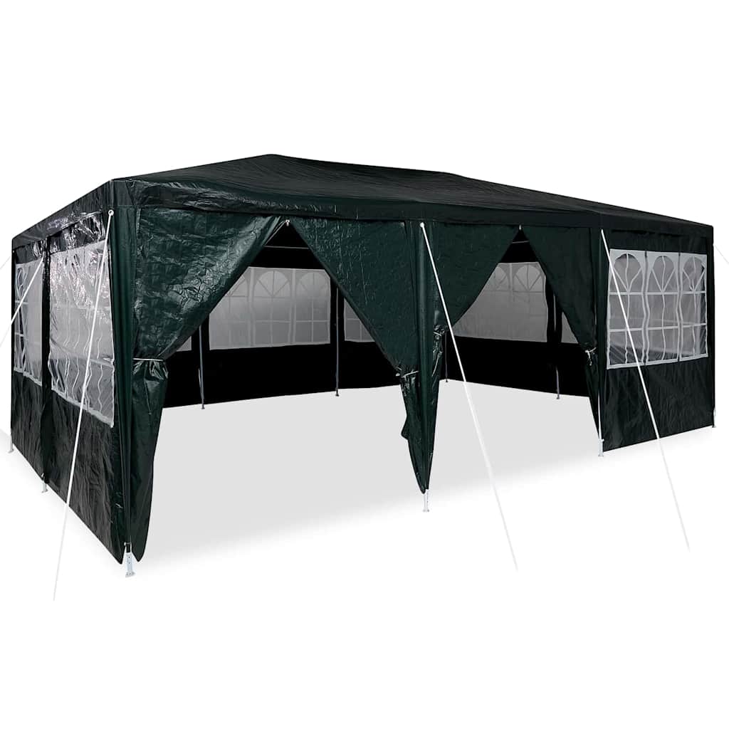 Party Tent Green 600 X 400 X 266 Cm Polyethylene