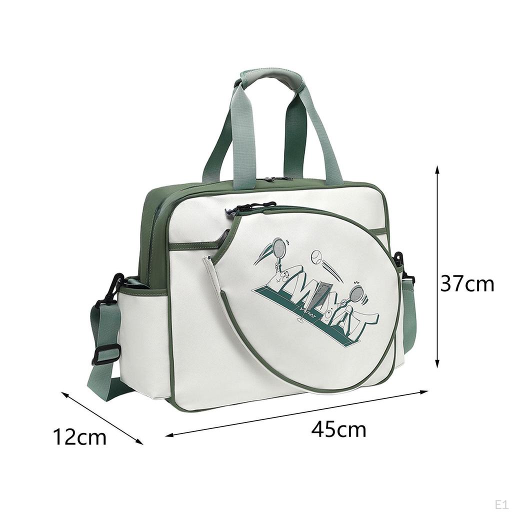 Tennis Bag Badminton Lightweight Carrying Storage Portable Professional Practical Large Capacity