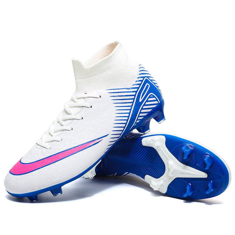 Football shoes high top large size 47 boys and girls teenagers primary and secondary school students AG long nails children TF broken nails training s