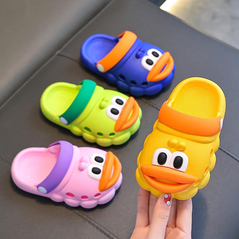 Children's Clogs Boys Summer New Boys Baby Bathroom Bath Non-Slip Indoor and Outdoor Wear Toddler Sandals Slippers