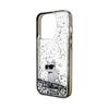 Karl Lagerfeld Liquid Glitter Choupette - Etui Iphone 14 Pro (Przezroczysty)