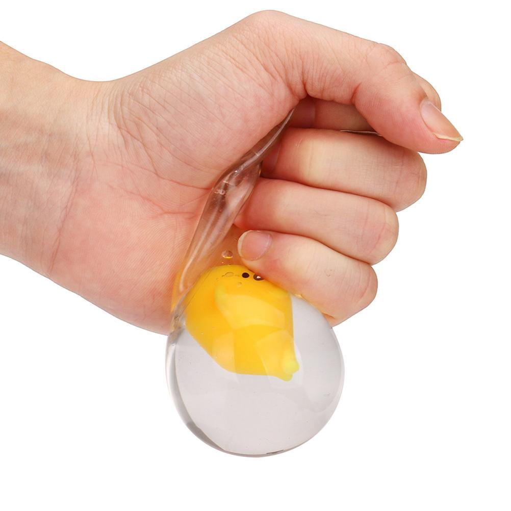 Lazy Egg Squeezing Anti Stress Toy Ball Antistress Clear Water Pinch Mascot Squeezing Toy
