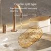 2025 Hot Double-layer Soap Box Household Bathroom Non-punching Hollow Drain Soap Box with Cover Dust Soap Box Holder