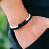 Grade A 4mm Rope Bracelet For Men Easy Hook Bicolor Charm Braslet Pulseras Para Hombre Flag Color Ukrainian Braclet Gift For Him