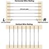 T316 Stainless Steel 3/16 Cable Railing Hardware for Wood Posts DIY Baluster Swage Lag Screws Left Right