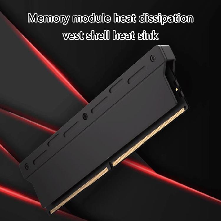 Kühlkörper für DDR5-, DDR4- und DDR3-Speicher, leichtes Aluminium-Kühlpad, 140 x 35 x 9 mm