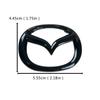 2025 Hot Plastic Car Front Trunk Emblem for Mazda 3 Logo Steering Wheel Badge 3D Body Replaced Sticker Rear Tail Refitting Decor