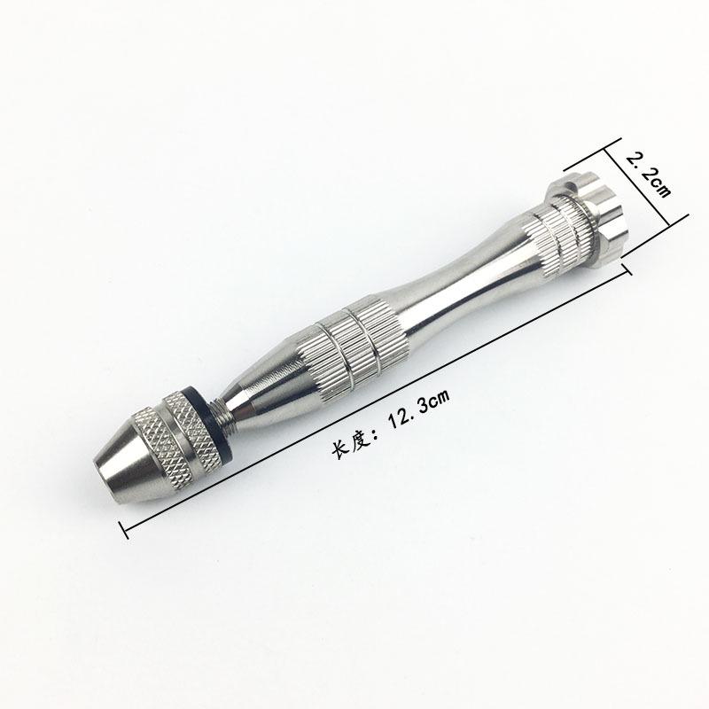 Precision Hand-Twisted Drill for Gundam Models and Hand-Painted Figures - DIY Alloy Hand Drill for Manual Drilling and Diamond Hole Punching.
