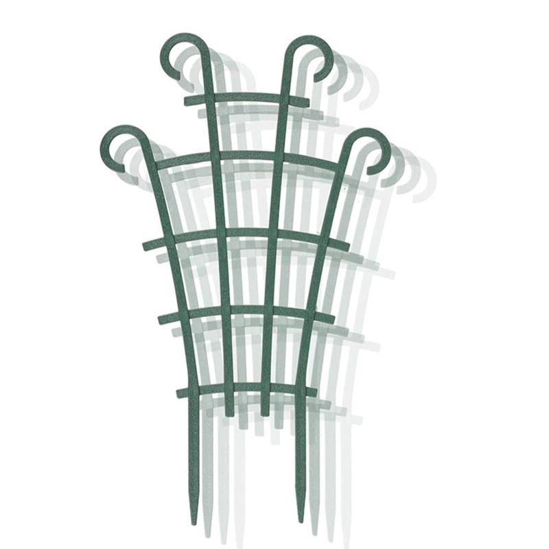 6 Pieces Rustproof Garden Trellis for Potted Climbing Plants Outdoor Indoor Pot Stable Supports for Home Office