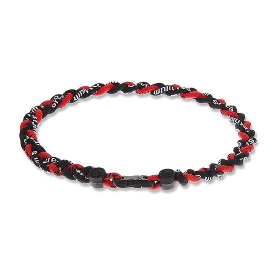 

Бейсбольное ожерелье, 18-дюймовая трехплетеная веревка, спортивное ожерелье, ювелирные изделия Team Spirit, аксессуар для фанатов бейсбола, футбола, софтбола 1pc красный черный