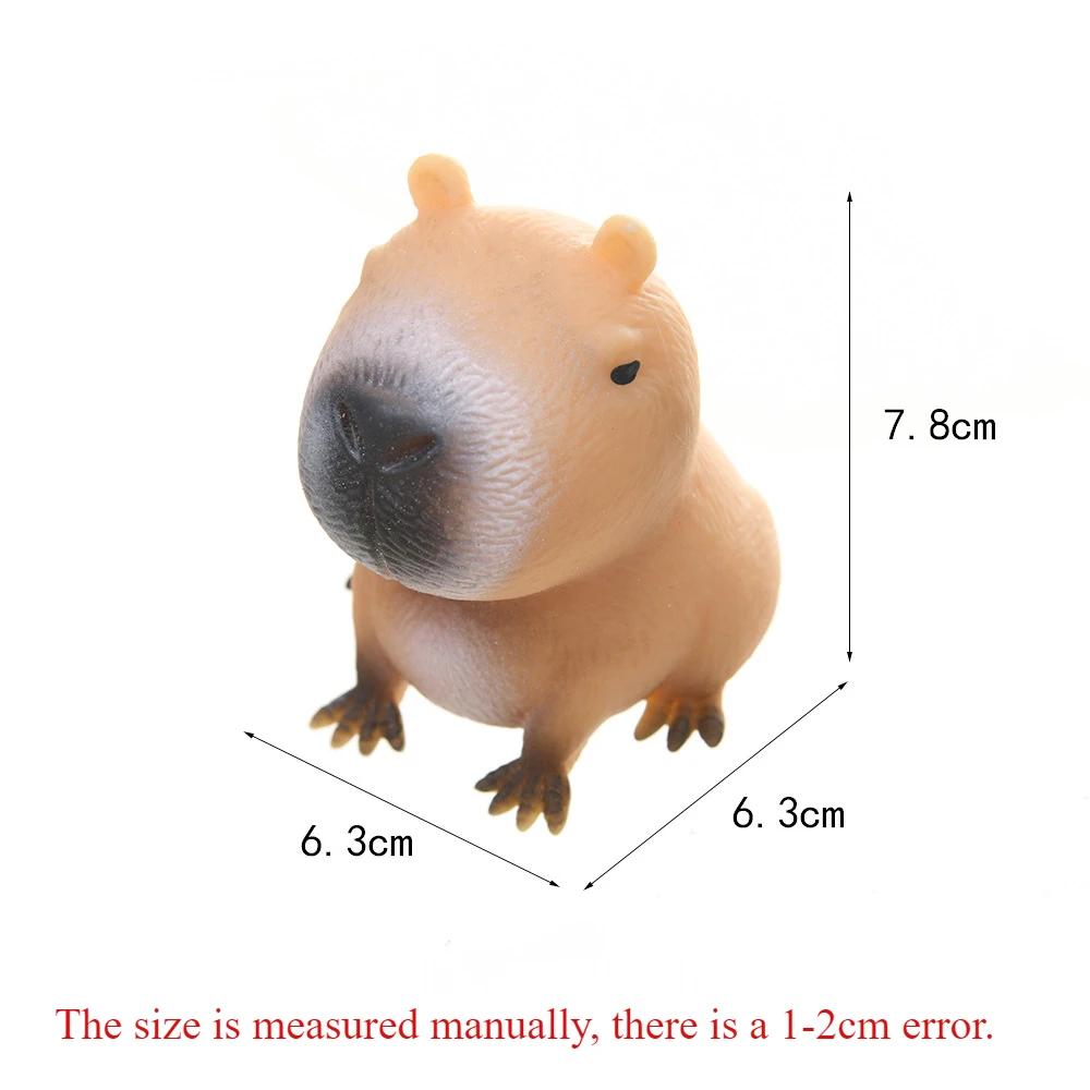 1-20PCS Capybara Relax Squeeze Toy Novelty Cartoon Animal Anti Stress Relief Funny Creative Fidget Decompression Pinch Toy Kid
