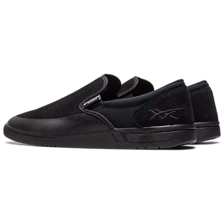 ASICS GEL VICKKA SLIP ON Abrasion Resistant Low top Skateboard Shoes Unisex Black 1201A772-002