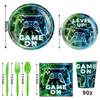 Customized Game-Themed Party Supplies, Birthday Party Decorations, Arrangements, Props, Paper Plates, Paper Cups, Tablecloths, Paper Towels, Banners