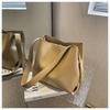 Texture popular shoulder bag new women's casual simple large capacity versatile solid color bucket bag