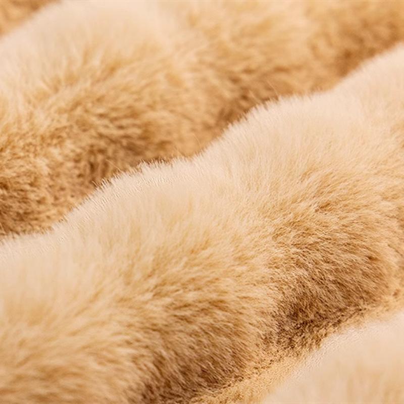 Solid Color Plush Sofa Covers Non Slip Thicken Soft Mat Winter Warm Washable Couch Living Room Towel Slipcovers