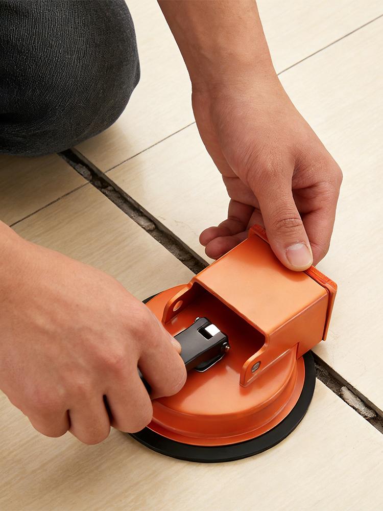 Laminate Flooring Tool Laminate Iron Fixer Vacuum Tile Flooring Slat Grabber For Floor Installation Projects Gap Repair Tool