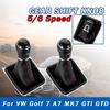 High-quality Manual Car Accessories 5/6 Speed Interior Replacement Part Gear Shift Knob For VW Golf 7 MK7  Lever Dust Boot Cover