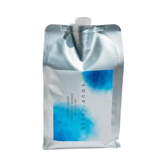 Spreze Cream Shampoo (replacement pouch / 500g, approximately 1.4 months' worth) All-in-one (shampoo/treatment) 6 functions in 1 (moisturizing/scalp