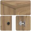 Bathroom Cabinet Artisan Oak 54 X 41 X 70 Cm Particleboard