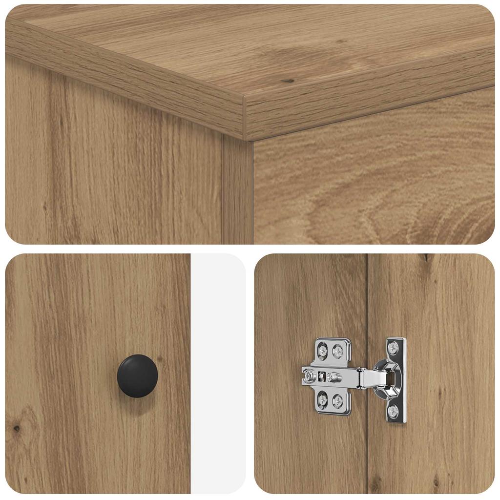 Bathroom Cabinet Artisan Oak 54 X 41 X 70 Cm Particleboard