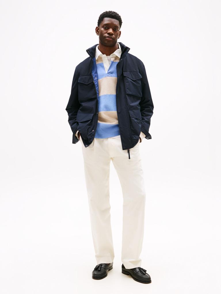 Демисезонная куртка Tommy Hilfiger Packable Field Jacket Капюшон, убираемый в воротник, небо пустыни