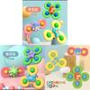 Infant Spinner Toy Pack With Plastic Material For Bath And Classroom Fun
