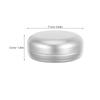 2Pcs Round Aluminum Soap Box Travel Soap Container Leakproof Soap Holder Bathroom Soap Storage Household Soap Dishes Lid