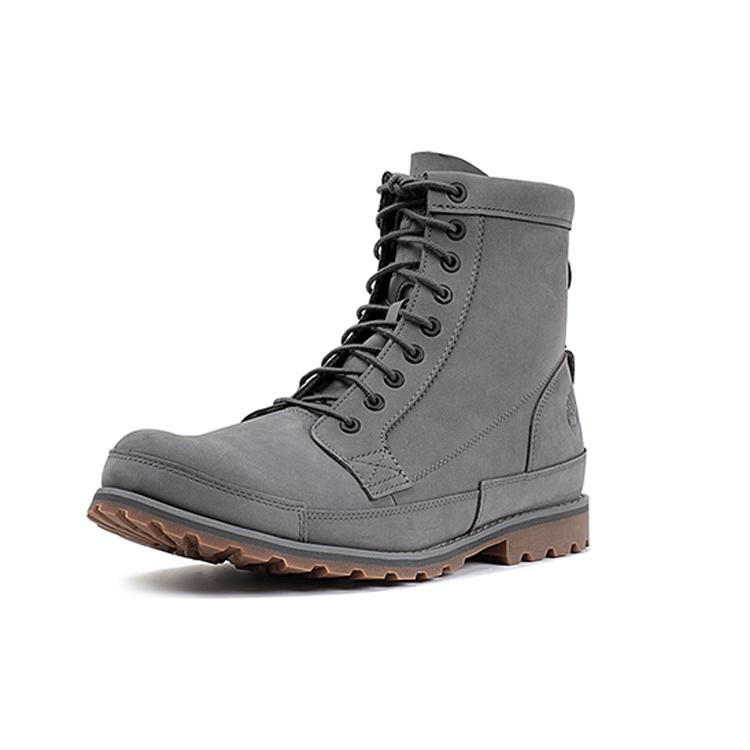 Timberland Earthkeeper Original Leather 6 Inch Wide Fit Boots 'Dark Grey Nubuck' Men's A41C6W
