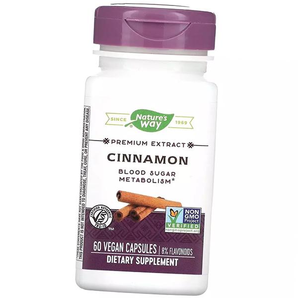 Экстракт корицы, Cinnamon Premium Extract, Nature's Way  60вегкапс (71344092)