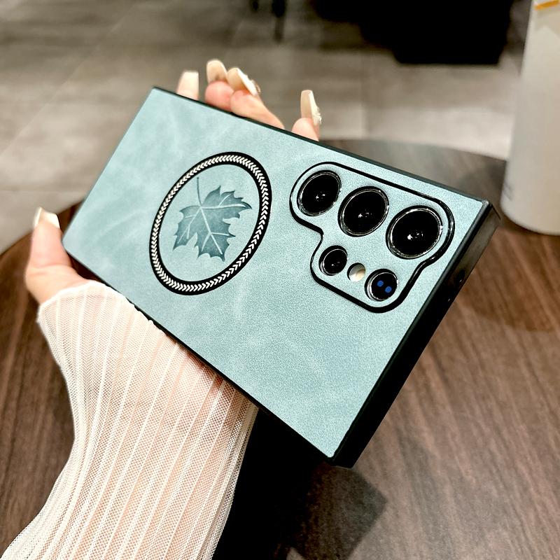 Retro kožené pouzdro pro Samsung Galaxy S25 S24 S23 S22 S21 Note 20 Ultra FE Note20 S 25 24 23 S24FE pro magnetický kryt Magsafe