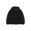 Li Ning Fitness Series Solid Color Logo Print Zipper Hooded Warm Down Jacket Men Jackets Black AYMS013-1